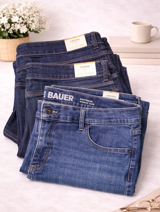 Eddie Bauer Denim - NWT Jeans Bundle Size 16 Santana Eddie Bauer 3 Pair Lot Denim